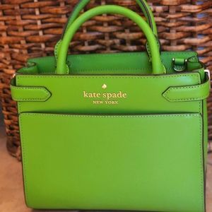 Kate Spade  green satchel/crossbody purse